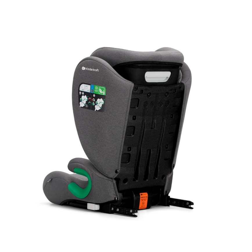 KINDERKRAFT - Autokrēsliņš JUNIOR FIX 2 (100-150 cm) Raķete pelēka