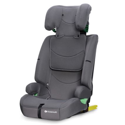 KINDERKRAFT - Autokrēsliņš SAFETY FIX 2 i-Izmērs (76-150 cm) pelēka