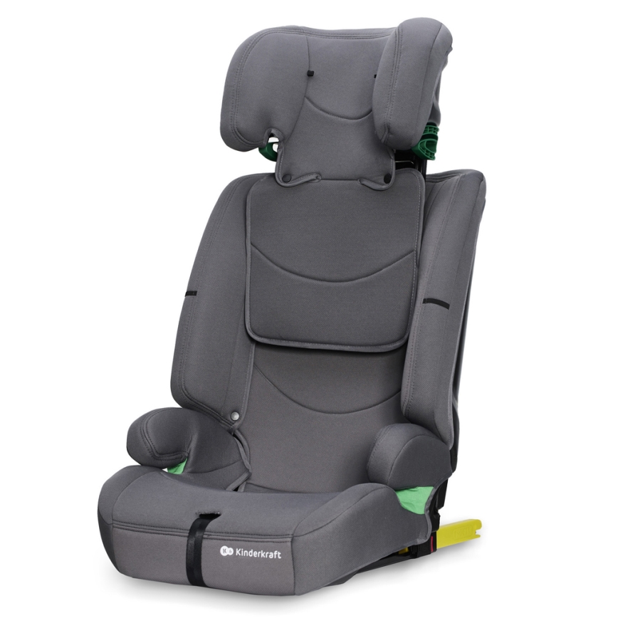 KINDERKRAFT - Autokrēsliņš SAFETY FIX 2 i-Izmērs (76-150 cm) pelēka