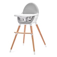 KINDERKRAFT - Barošanas krēsls FINI pelēks/balts