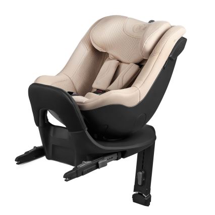 KINDERKRAFT - Bērnu autosēdeklis ar pagriežamu pamatni I-GUARD PRO i-Size 61-105 cm bēšs