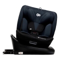 KINDERKRAFT - bērnu autosēdeklis ar pagriežamu bāzi I-GROW i-Size (40-150 cm) melns