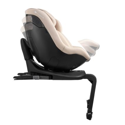 KINDERKRAFT - Bērnu autosēdeklis ar pagriežamu pamatni I-GUARD i-Size 40-105 cm, bēšs