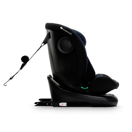 KINDERKRAFT - Bērnu autosēdeklis ar rotējošu bāzi I-GROW i-Size (40-150 cm) melns