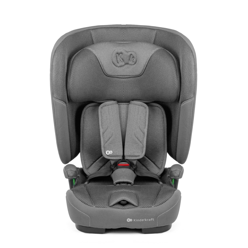 KINDERKRAFT - Bērnu autosēdeklis FIX2GO i-Size 76-150 cm pelēks