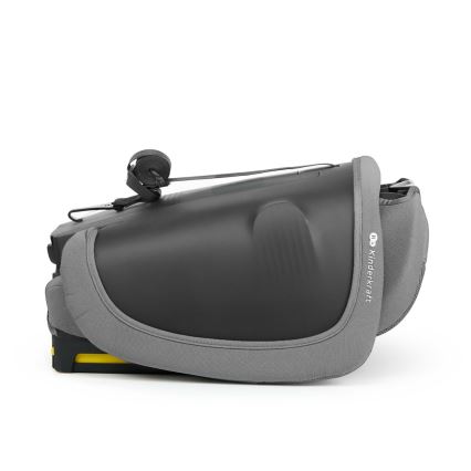 KINDERKRAFT - Bērnu autosēdeklis FIX2GO i-Size 76-150 cm pelēks