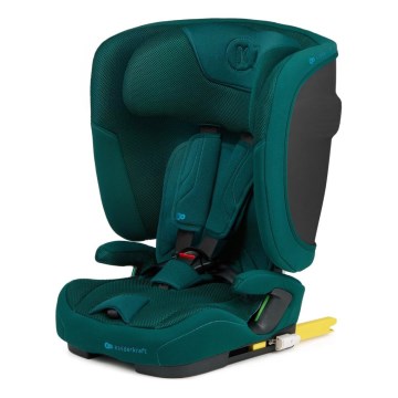 KINDERKRAFT - Bērnu autosēdeklis FIX2GO i-Size 76-150 cm tirkīzzils