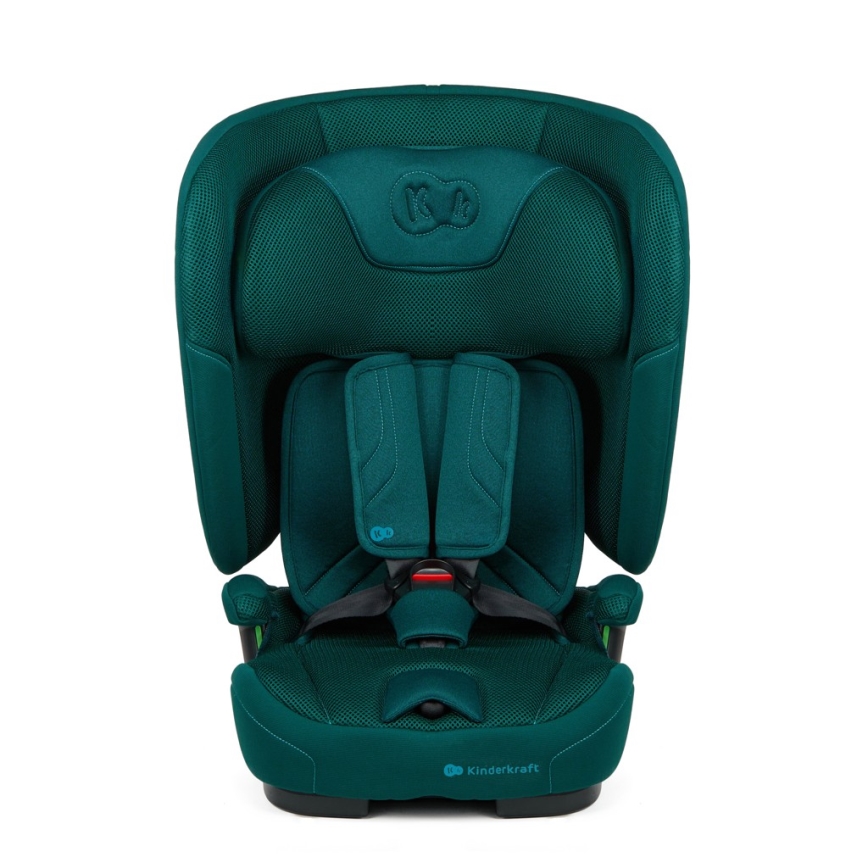 KINDERKRAFT - Bērnu autosēdeklis FIX2GO i-Size 76-150 cm tirkīzzils