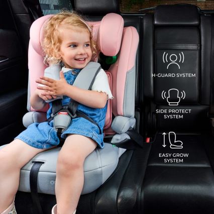 KINDERKRAFT - Bērnu autosēdeklis I-COMFY i-Size 76-150 cm rozā