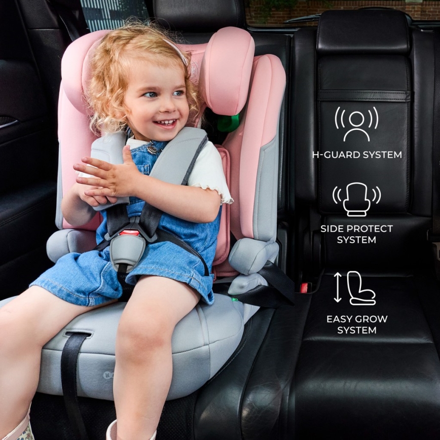 KINDERKRAFT - Bērnu autosēdeklis I-COMFY i-Size 76-150 cm rozā