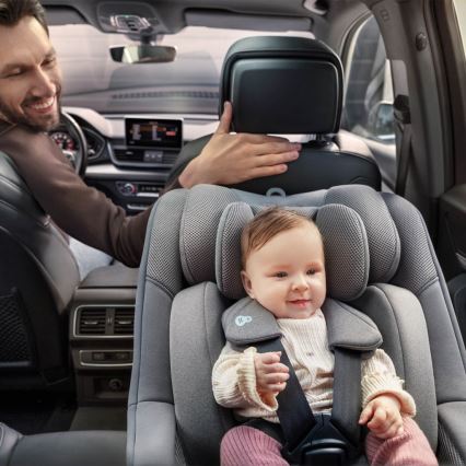 KINDERKRAFT - Bērnu autosēdeklis I-GUARD i-Size 40-105 cm pelēks
