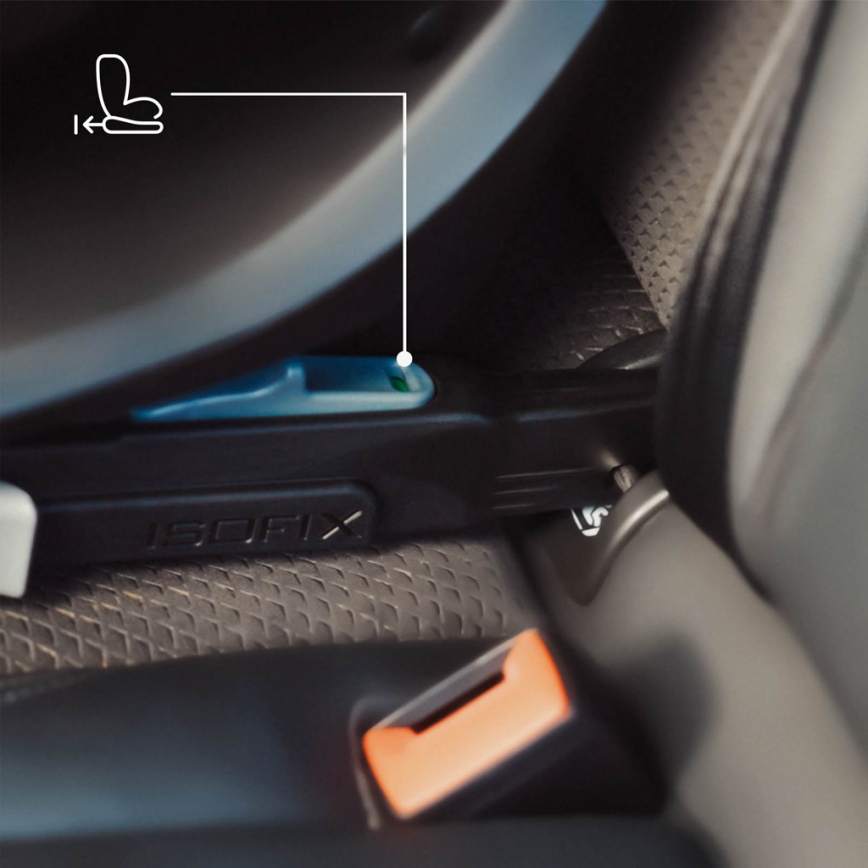 KINDERKRAFT - Bērnu autosēdeklis I-GUARD i-Size 40-105 cm pelēks