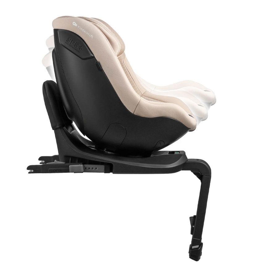 KINDERKRAFT - Bērnu autosēdeklis I-GUARD PRO i-Size 61-105 cm bēšs
