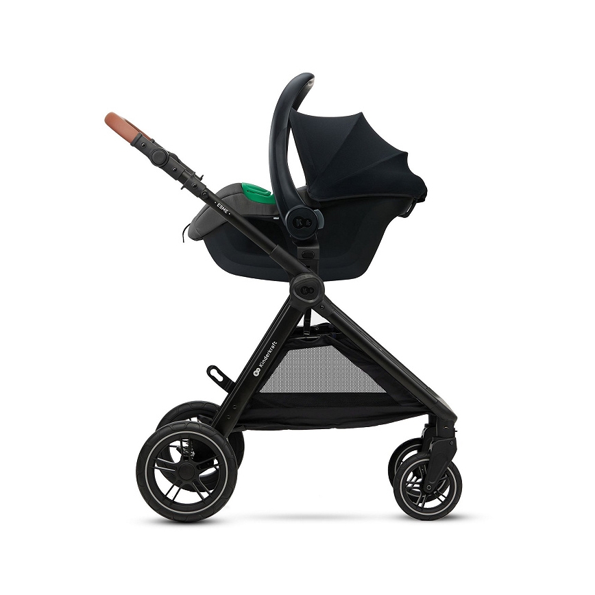 KINDERKRAFT - Bērnu autosēdeklis MINK PRO 2 40-87 cm (0-13 kg) pelēks