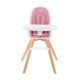 KINDERKRAFT - Bērnu barošanas krēsls 2in1 TIXI rozā