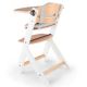 KINDERKRAFT - Bērnu barošanas krēsls ENOCK ar spilventiņiem pelēks/balts
