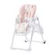 KINDERKRAFT - Bērnu barošanas krēsls YUMMY rozā/balts