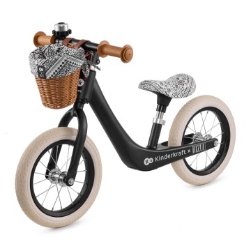 KINDERKRAFT - Bērnu bezpedāļu velosipēds RAPID 2 Lunar Black Bizuu