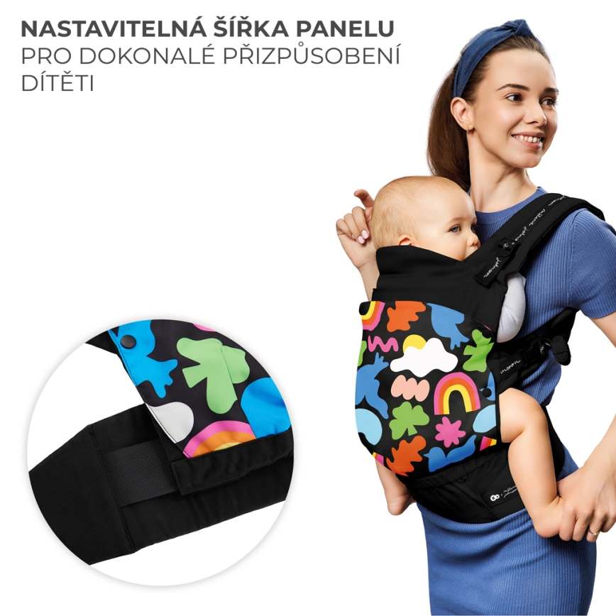KINDERKRAFT - Bērnu ergosoma HUGGY Happy shapes