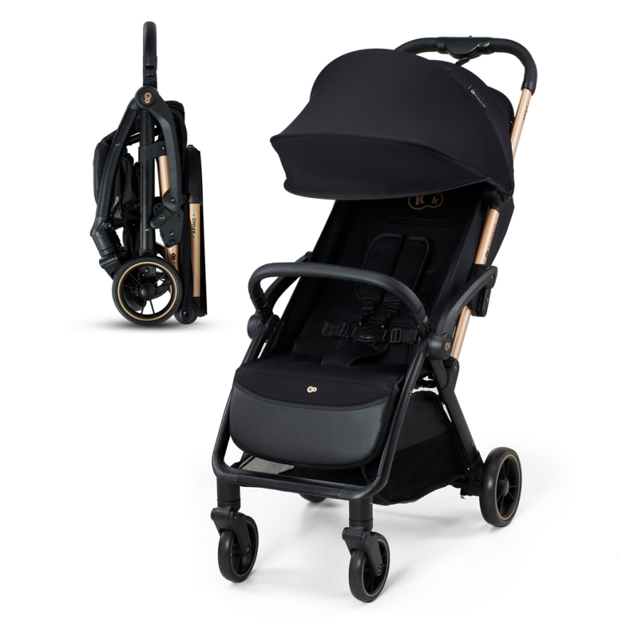 KINDERKRAFT - Bērnu ratiņi APINO melna