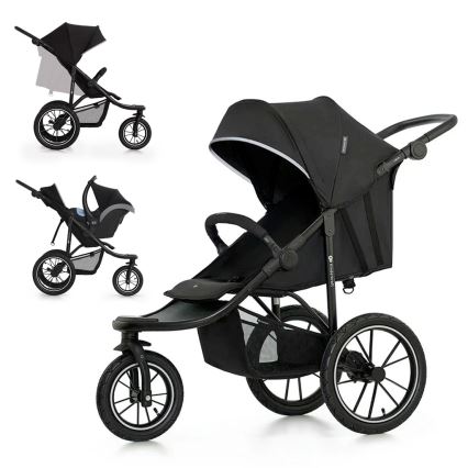 KINDERKRAFT - Bērnu ratiņi HELSI2 melna