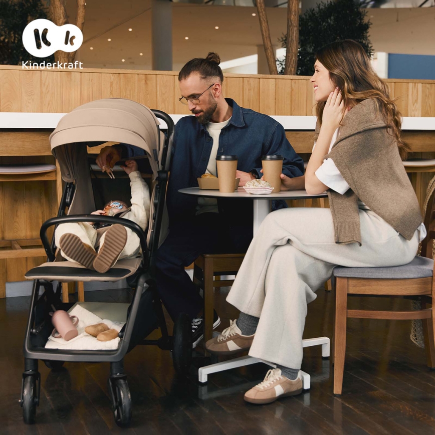 KINDERKRAFT - Bērnu ratiņi LOOM bēša