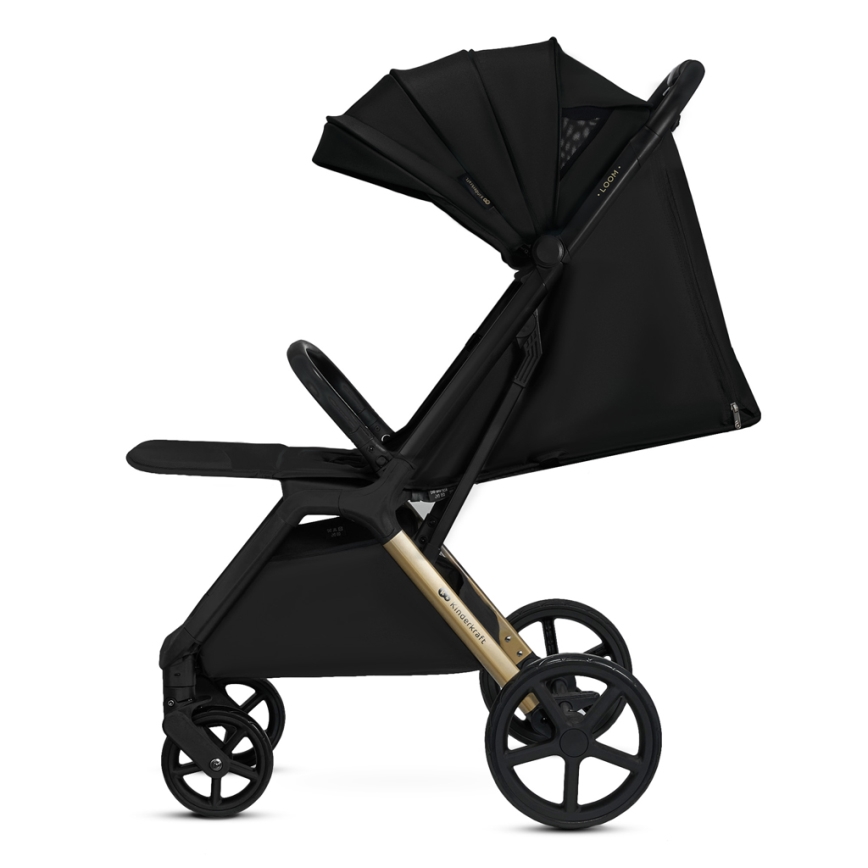 KINDERKRAFT - Bērnu ratiņi LOOM melna