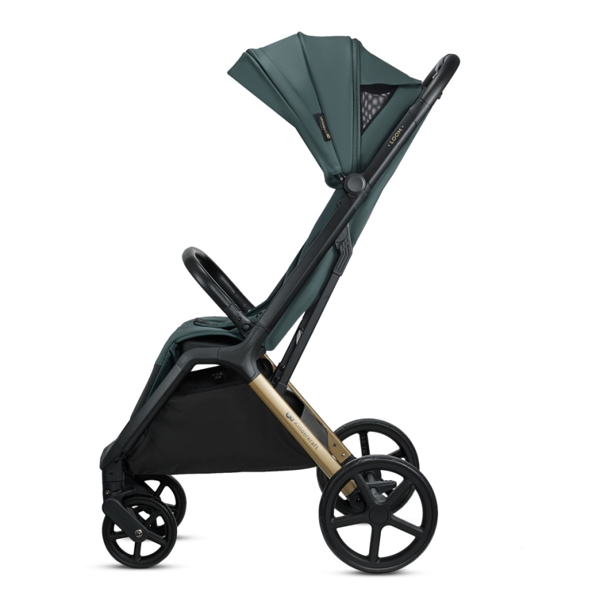 KINDERKRAFT - Bērnu ratiņi LOOM zaļa