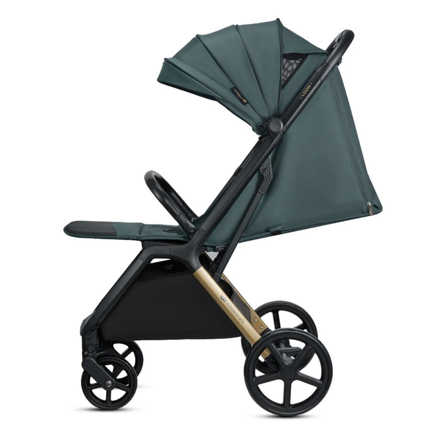 KINDERKRAFT - Bērnu ratiņi LOOM zaļa