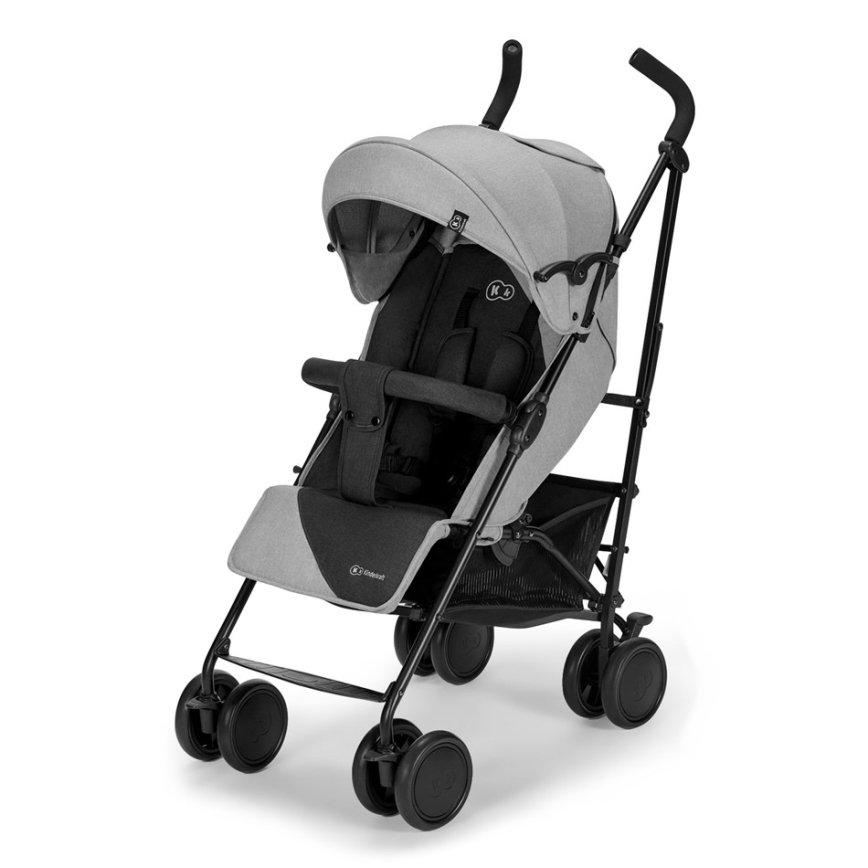 KINDERKRAFT - Bērnu ratiņi SIESTA Ash pelēka