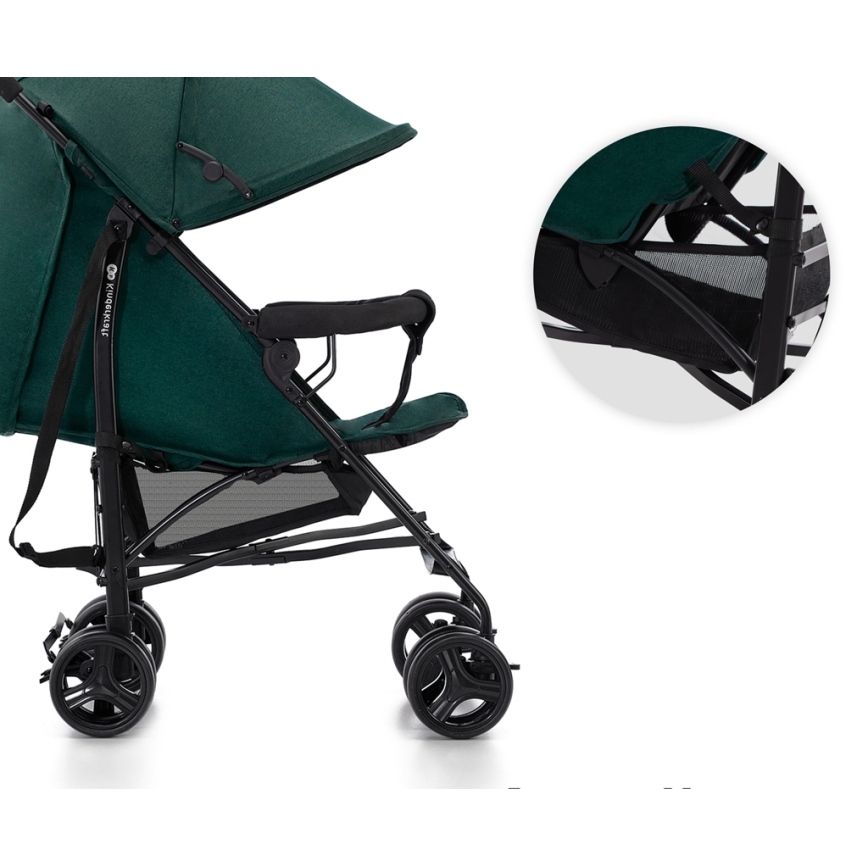 KINDERKRAFT - Bērnu ratiņi TIK Green mežs