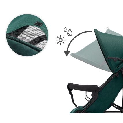 KINDERKRAFT - Bērnu ratiņi TIK Green mežs