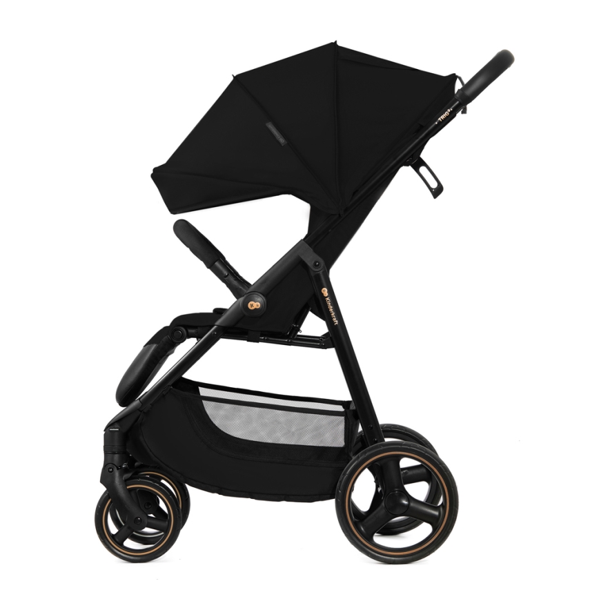 KINDERKRAFT - Bērnu ratiņi TRIG 3 Onyx melna