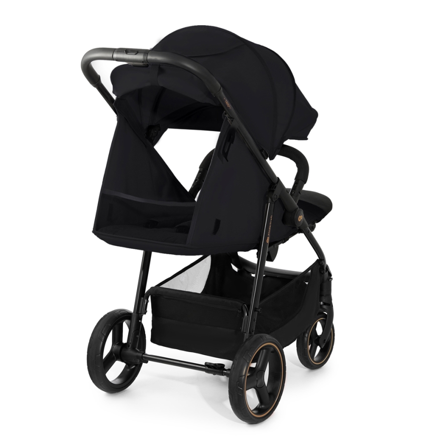 KINDERKRAFT - Bērnu ratiņi TRIG 3 Onyx melna