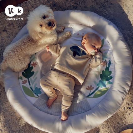 KINDERKRAFT - Bērnu rotaļu sega COZYPLAY pelēka