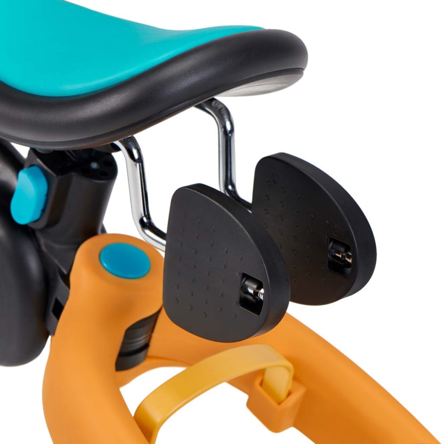 KINDERKRAFT - Bērnu skrejritenis 3in1 4TRIKE dzeltena/tirkīza