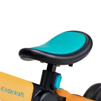 KINDERKRAFT - Bērnu skrejritenis 3in1 4TRIKE dzeltena/tirkīza