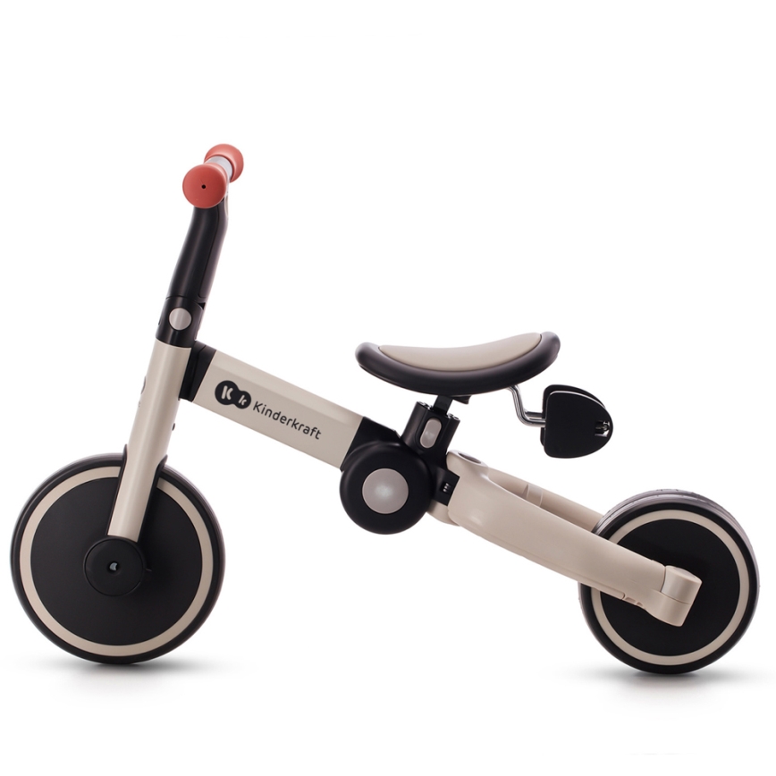 KINDERKRAFT - Bērnu skrejritenis 3in1 4TRIKE pelēka