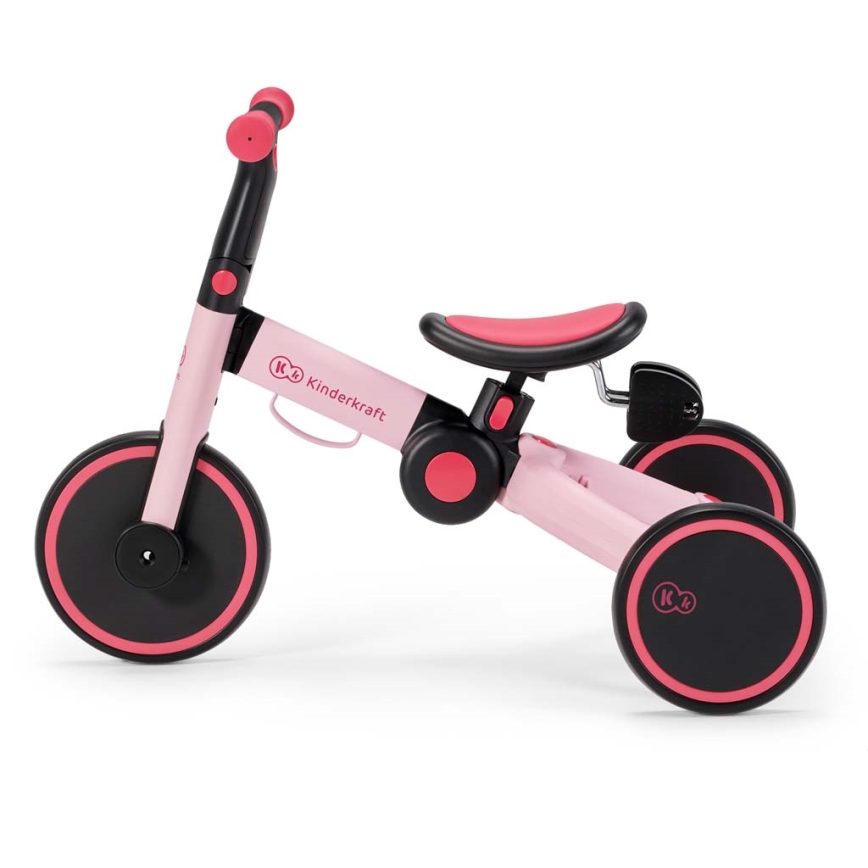 KINDERKRAFT - Bērnu skrejritenis 3in1 4TRIKE rozā