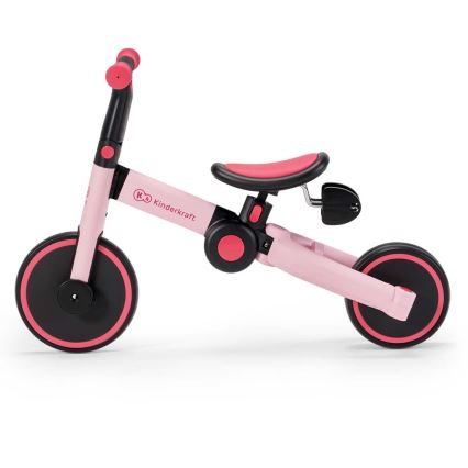 KINDERKRAFT - Bērnu skrejritenis 3in1 4TRIKE rozā
