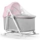 KINDERKRAFT - Bērnu šūpuļkrēsls 5in1 NOLA rozā/pelēks