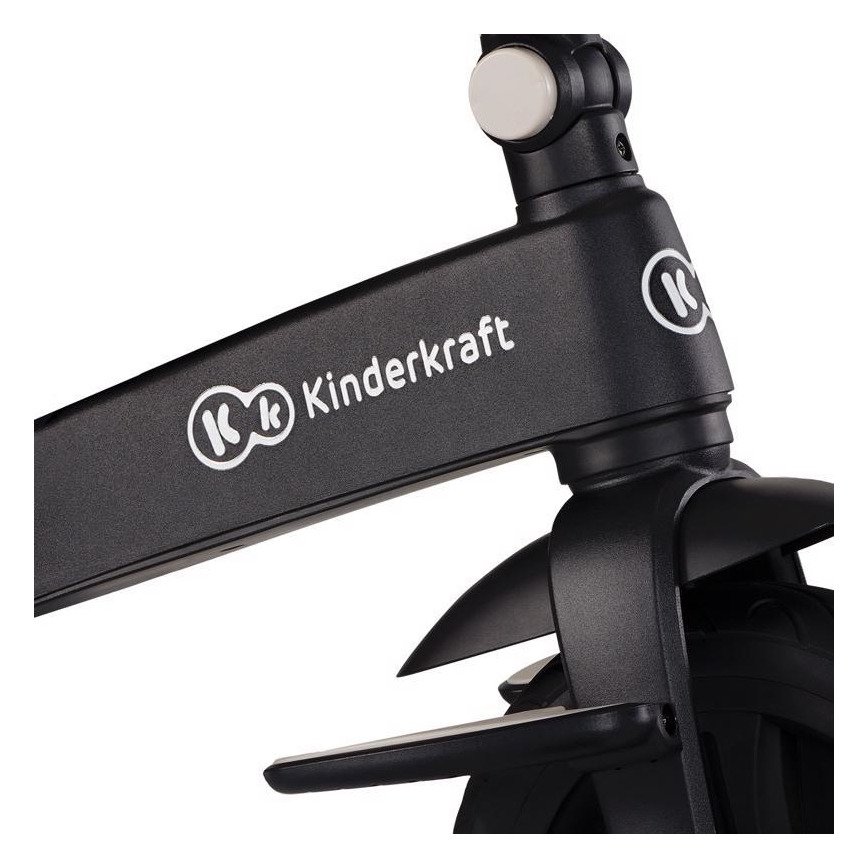 KINDERKRAFT - Bērnu trīsritenis 5in1 EASYTWIST bēša/melna