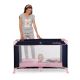 KINDERKRAFT - Ceļojumu gultiņa Baby Tiger VIKI rozā