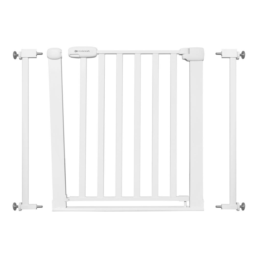 KINDERKRAFT - Drošības sētiņa LOCK&GO 75-103 cm balta