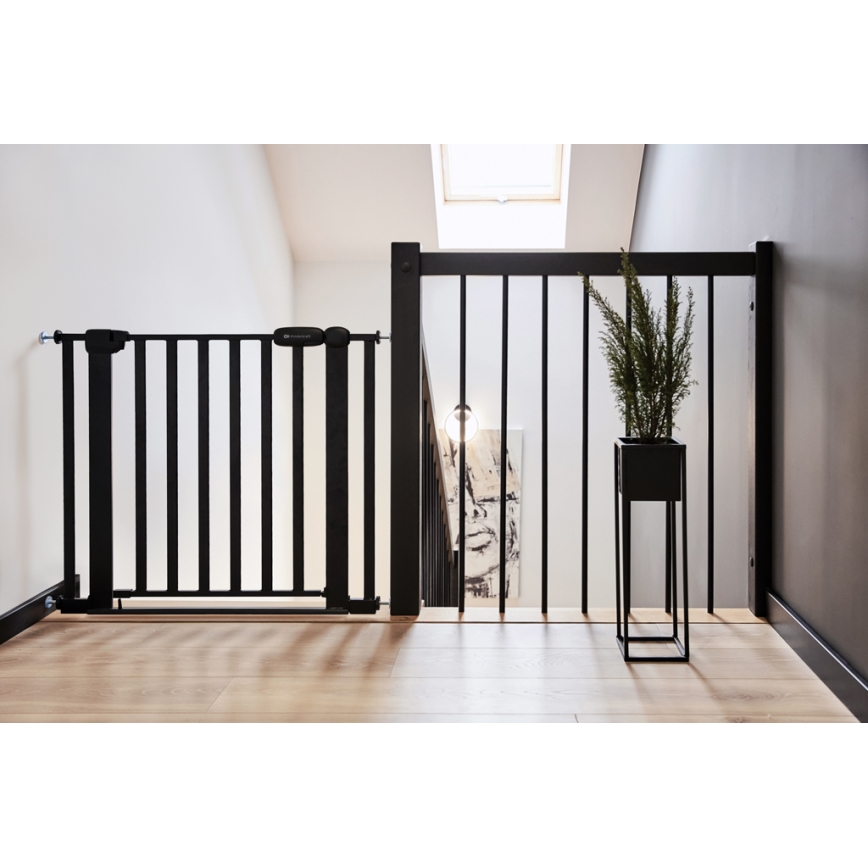 KINDERKRAFT - Drošības sētiņa LOCK&GO 75-103 cm melna