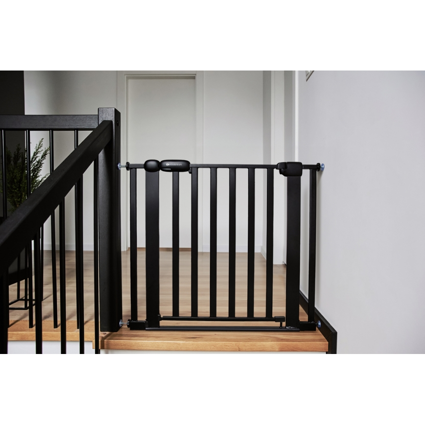 KINDERKRAFT - Drošības sētiņa LOCK&GO 75-103 cm melna