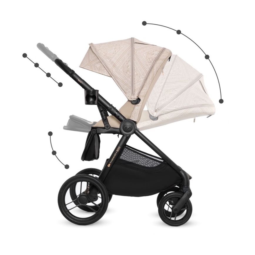KINDERKRAFT - Kombinētie rati 2-vienā NEA 2 Dune Whisper Bizuu