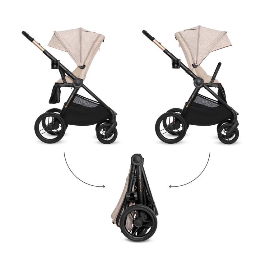 KINDERKRAFT - Kombinētie rati 2-vienā NEA 2 Dune Whisper Bizuu