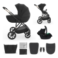 KINDERKRAFT - Kombinētie rati 3 vienā PRIME 3 Venezian Black