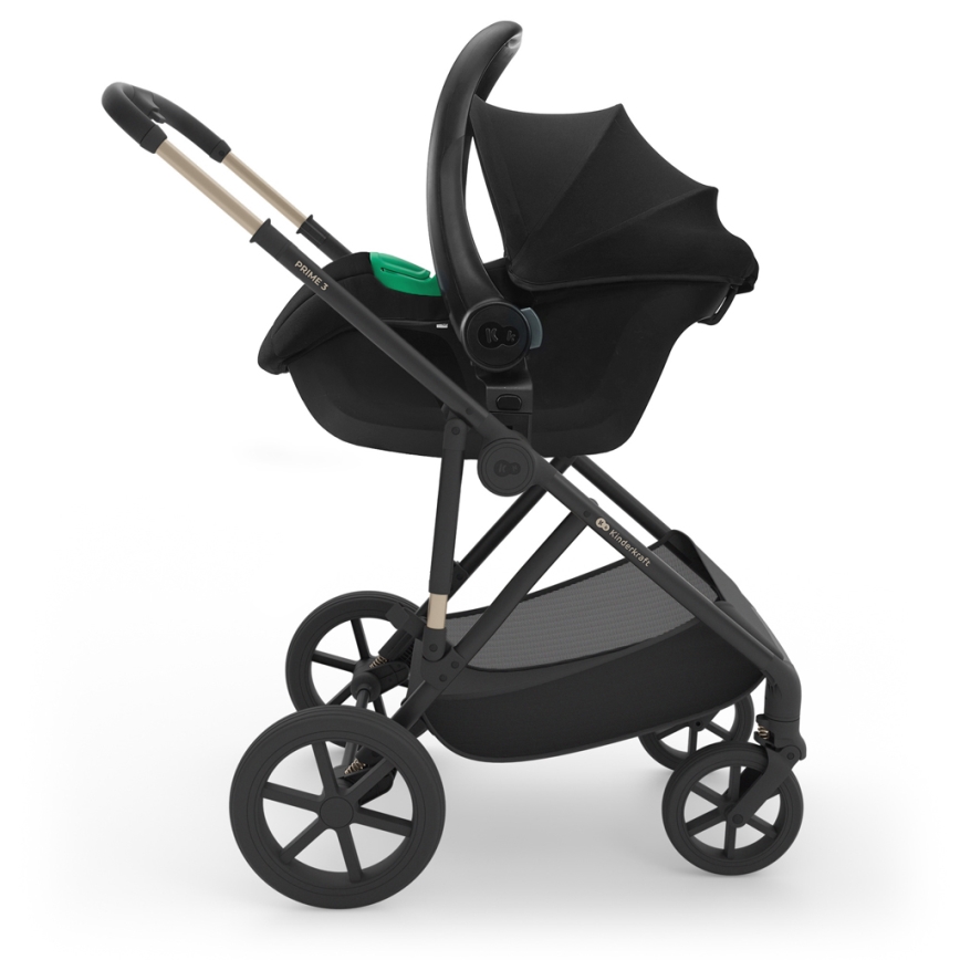 KINDERKRAFT - Kombinētie rati 3 vienā PRIME 3 Venezian Black